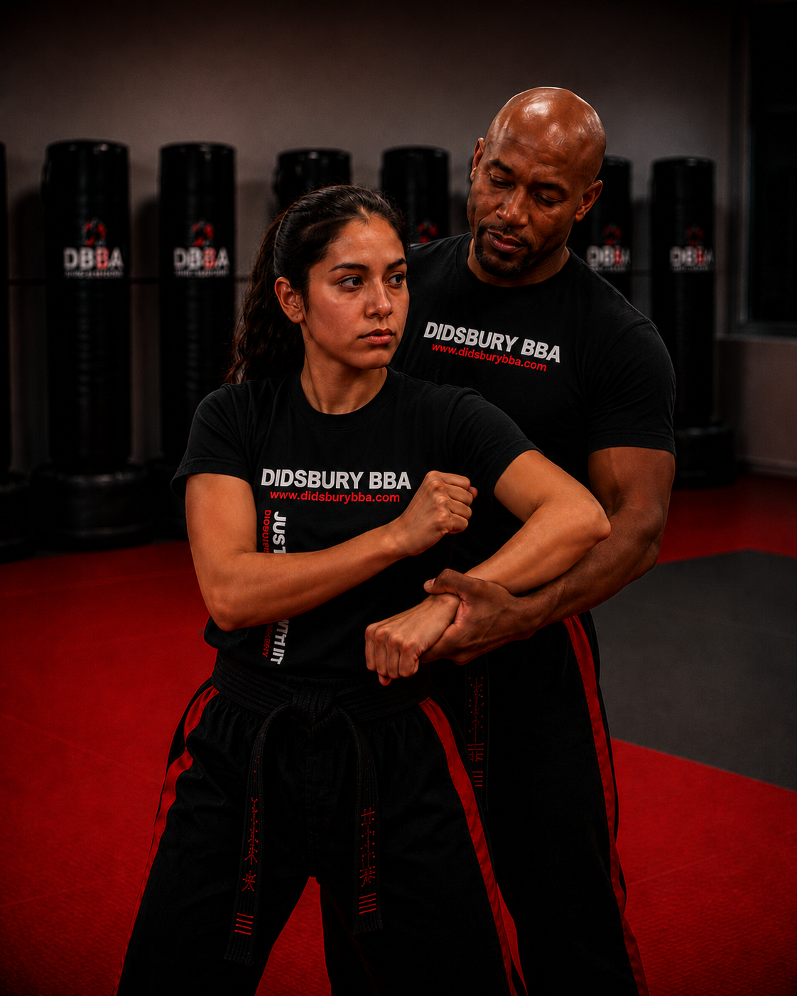 Students training at Didsbury Black Belt Academy