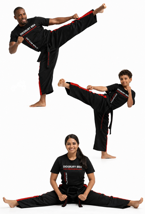 All the students training the Academy